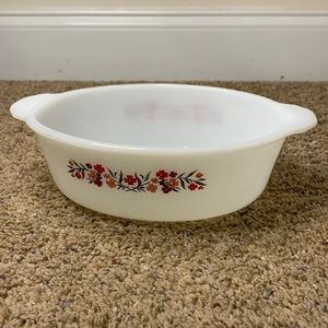 Fire King Primrose Casserole Dish